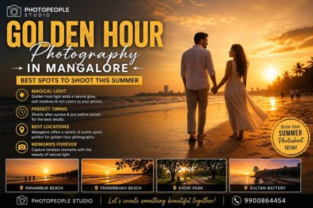 Golden Hour Photography in Mangalore: Best Spots to Shoot This Summer - Photopeople Studio